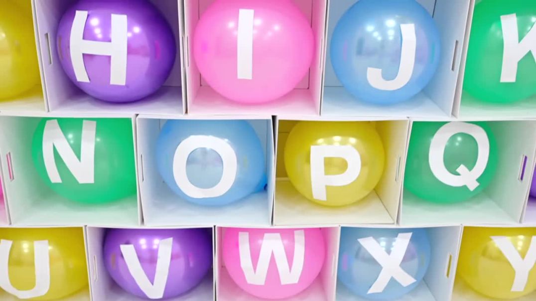 Diana-and-Roma-learn-the-alphabet-with-balloons