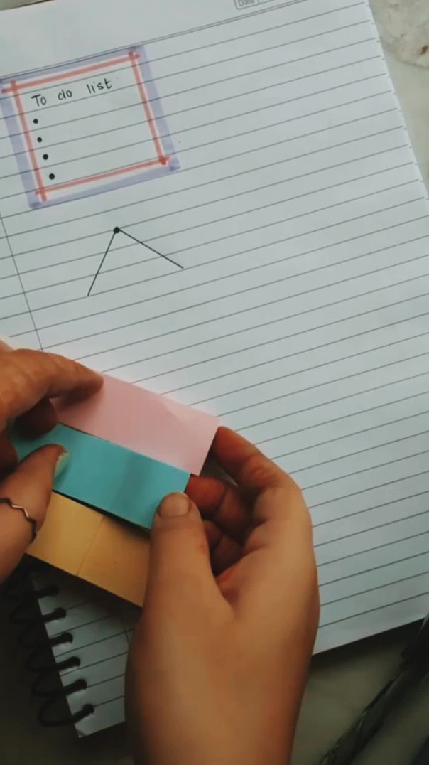 Header ideas with sticky notes!