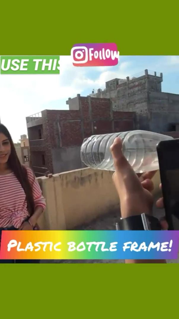 Plastic Bottle Frame