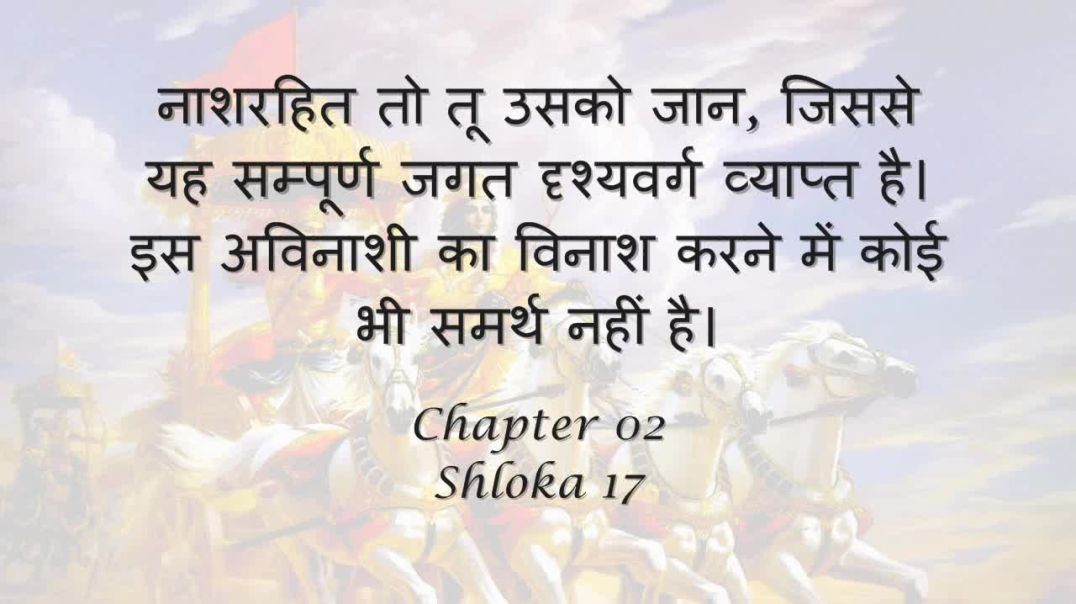 Bhagavad Gita_ Chapter 02 - Shloka 17