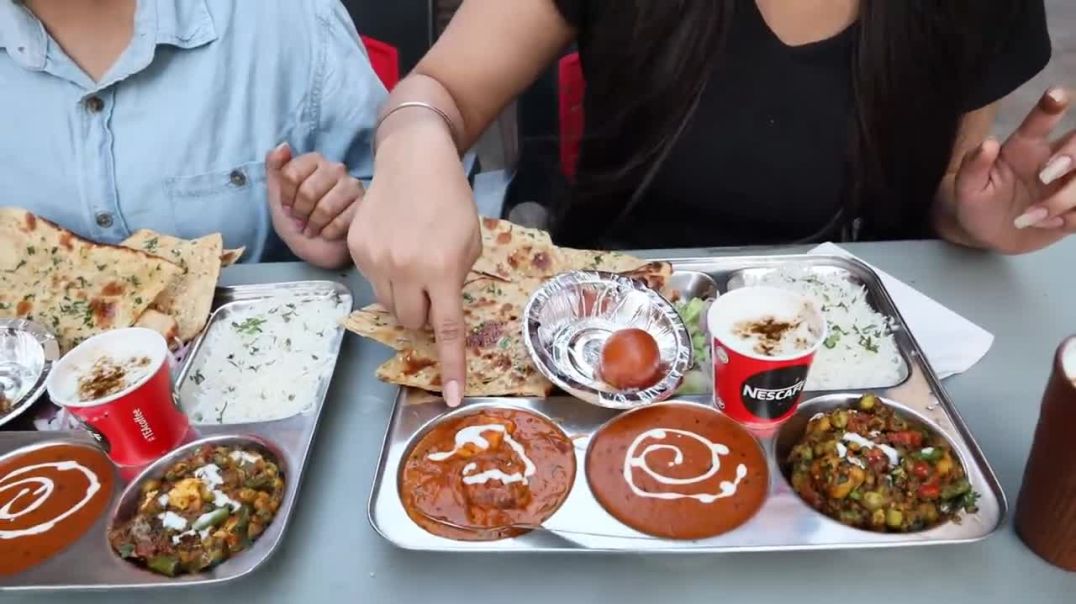 Big Veg Thali Eating Challenge Veg Thali Eating Competition Food Challenge