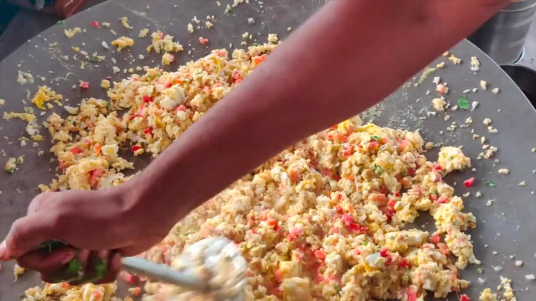 ⁣Cola Egg Fried Rice _ Unbelievable Fusion of Cola &amp;amp; 30 Eggs _ Indian Street Food