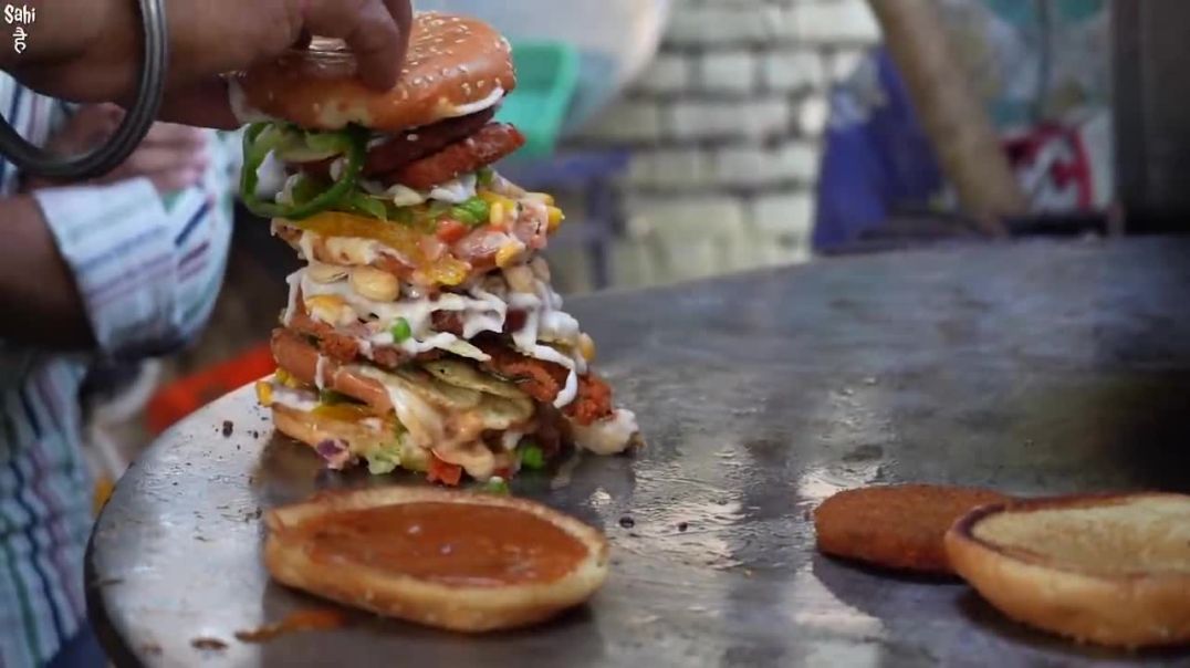Rs 1000 Ka Gold Burger _ Street Food India _ Most Expensive Street Food