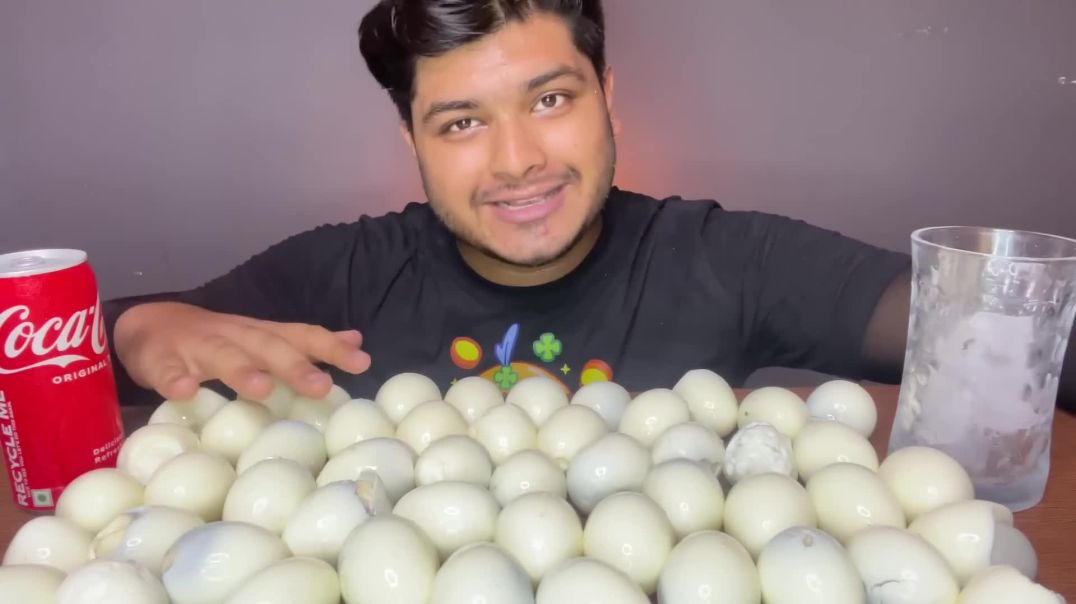 EATING 50 BOILED EGGS CHALLENGE   FOOD EATING CHALLENGE   EATING SHOW