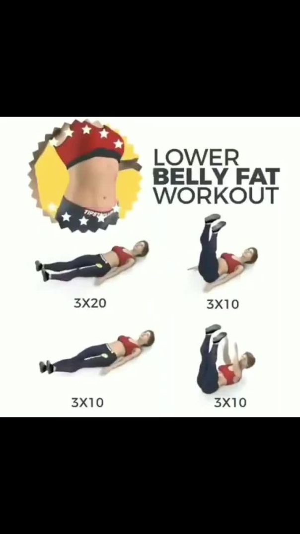 LOWER BELLY FAT WORKOUTS