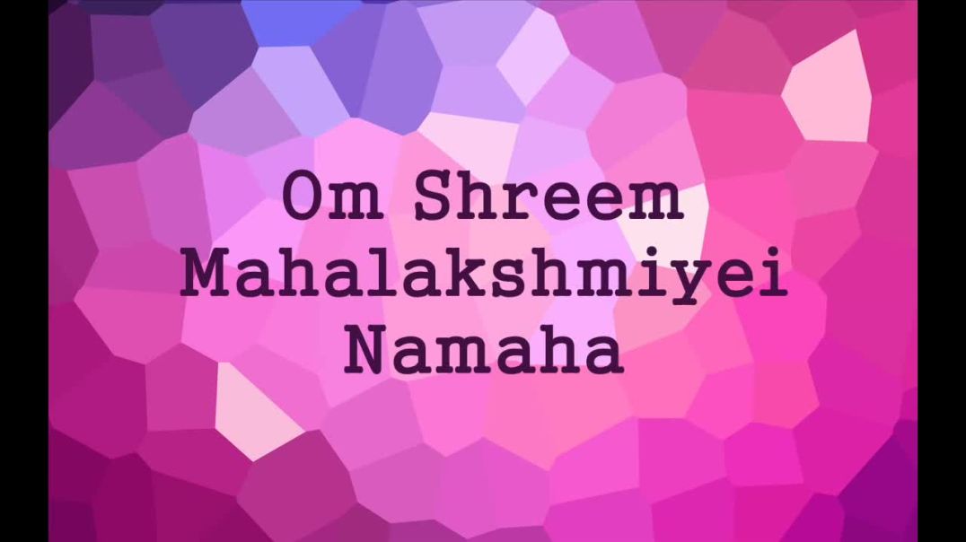 ⁣Om Shreem Mahalakshmiyei Namaha - Powerful Lakshmi Mantra for Wealth