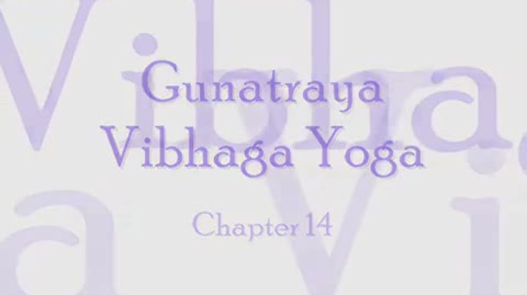 ⁣Bhagavad Gita - Chapter 14 (Complete Sanskrit recitation)