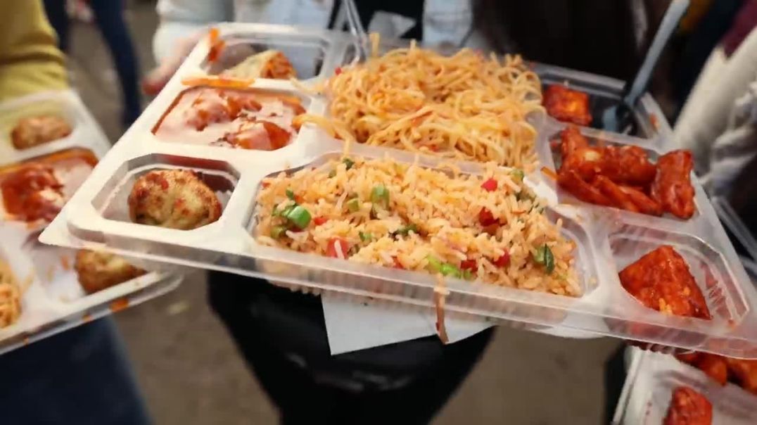 Chinese Thali Eating Challenge Chinese Platter Eating Competition Food Challenge