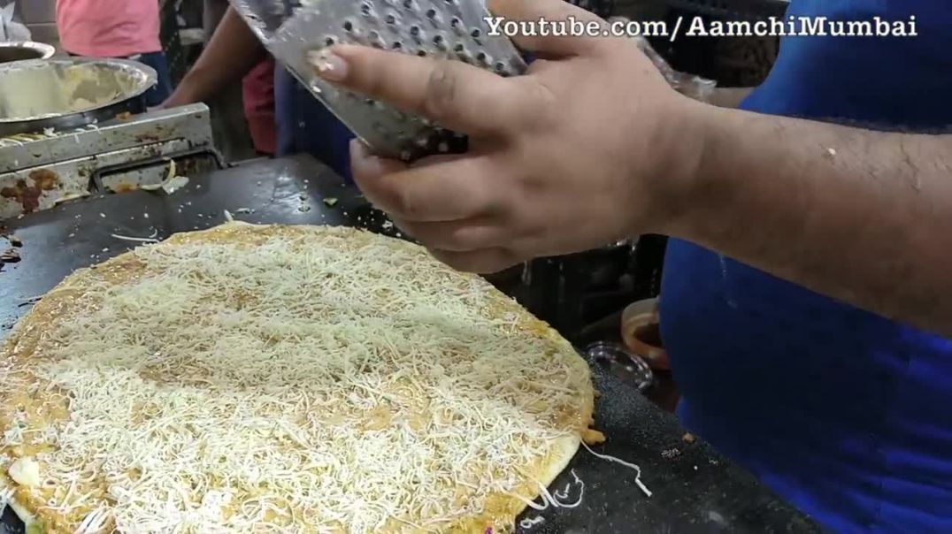 BAAHUBALI of CHEESE DOSA _ BIG CHEESE Nugget Dosa _ Indian Street Food