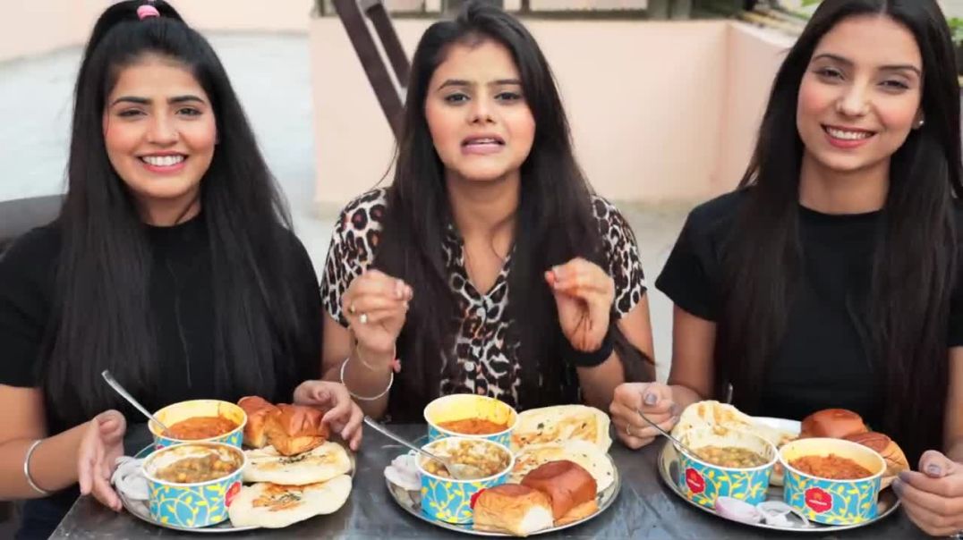 Chole Kulche and Pav Bhaji Eating Challenge Street Food Challenge Food Challenge