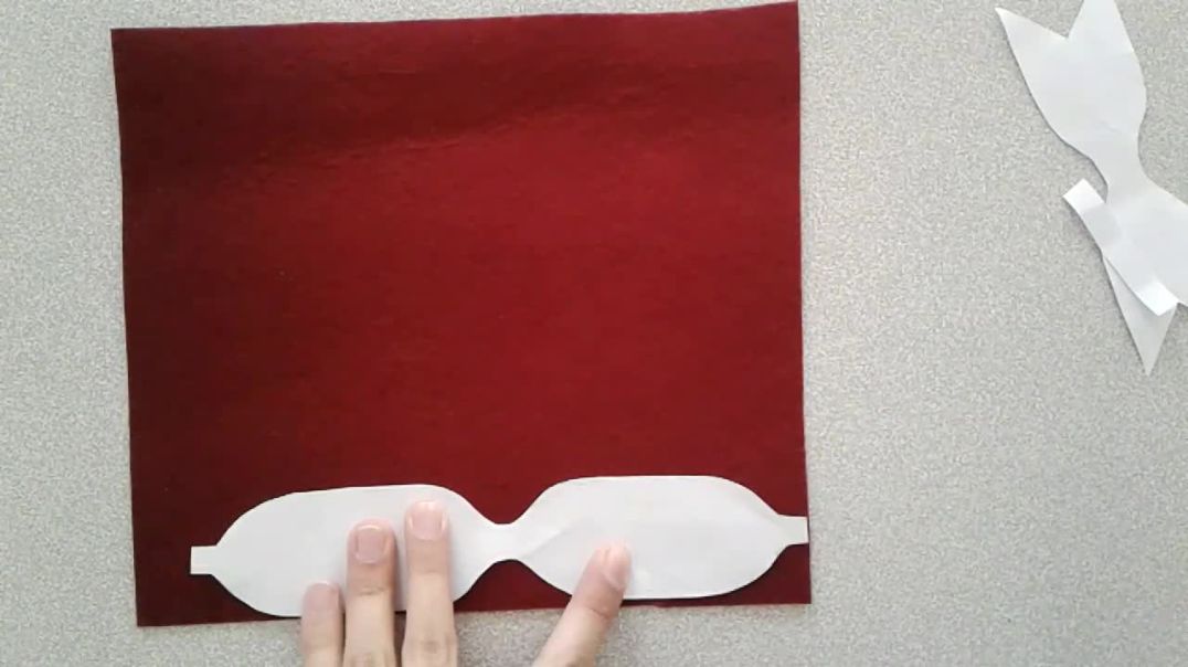 Keçeden Kolay Fiyonk Yapımı _ DIY Easy Ribbon Making