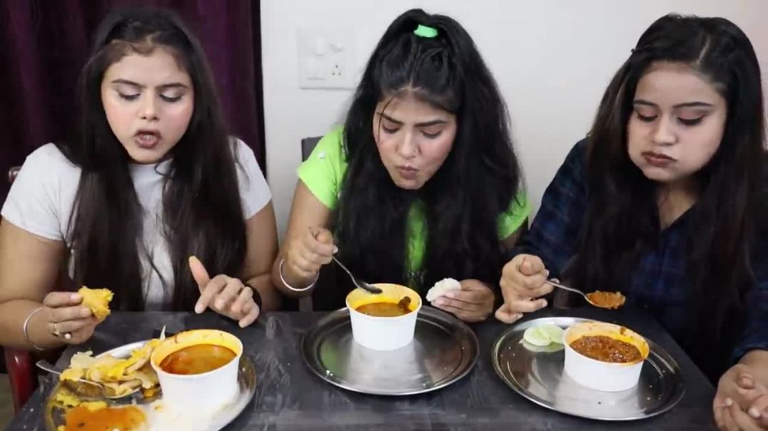 Dosa, Idli and Pav Bhaji Eating Challenge Food Challenge
