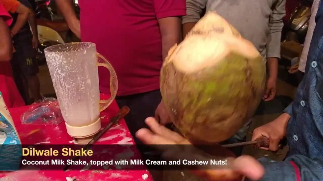 COCONUT SHAKE MASTER _ Amazing Milk Pouring Skills _ Indian Street Food
