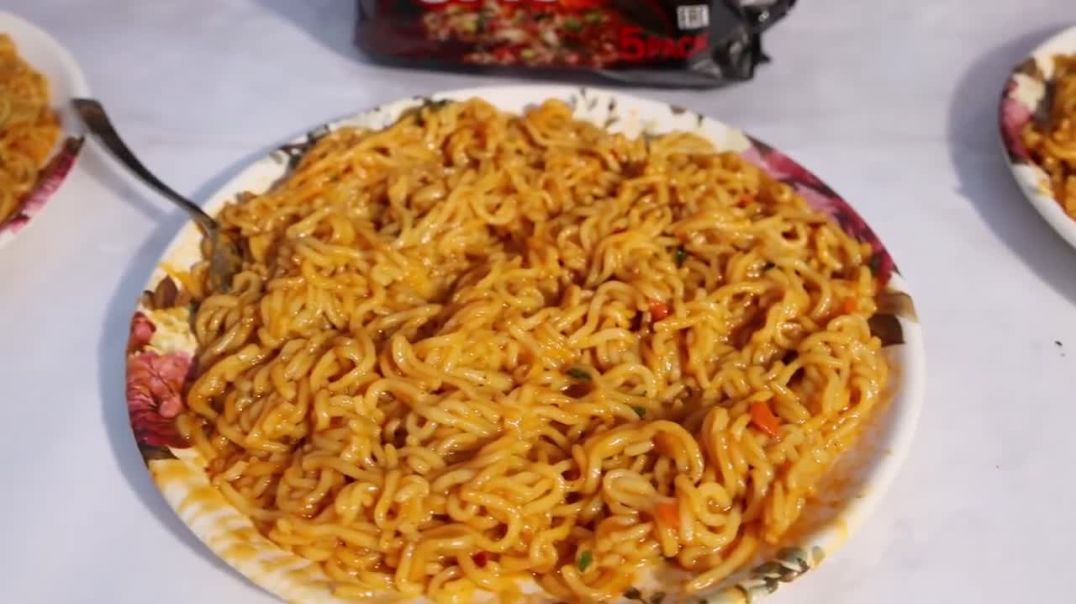 2x Super Spicy Korean Fire Noodles Challenge Super Spicy Korean Noodles Competition