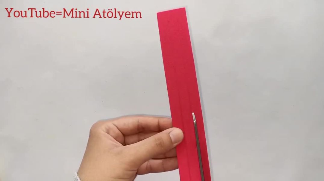 Harika Bir Çiçek Yapımı _ Flower Craft Ideas with Foam Sheet🌸