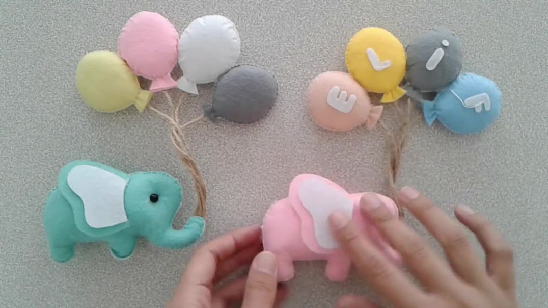Balonlu Fil Magnet Yapımı _ KENDİN YAP _ DIY  Elephant Magnet