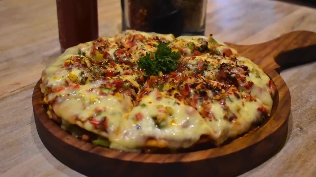 Dal Baati Cheese Fondue _ Double Decker Pizza _ Indian Street Food