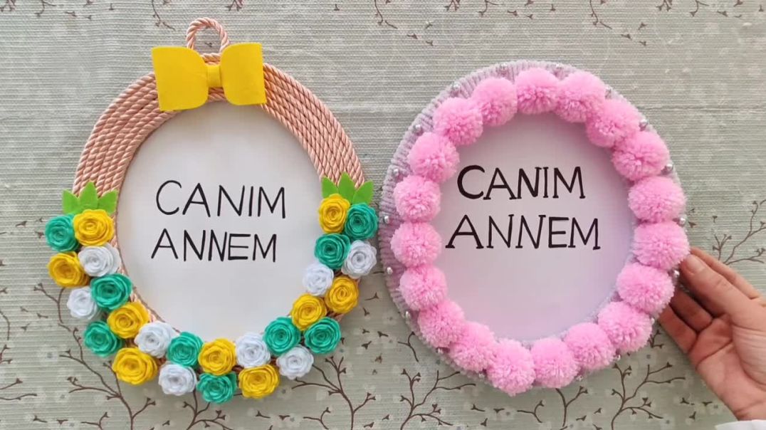 Anneler Günü İçin El Yapımı Hediye _ Çerçeve Yapımı