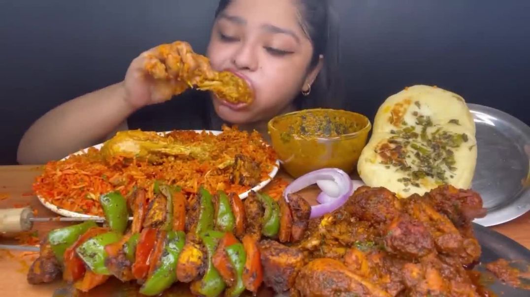 SPICY CHICKEN TIKKA MASALA 🔥 BUTTER CHICKEN 🍗BUTTER KULCHA,SCHEZWAN FRIED RICE,CHICKEN TIKKA STICK