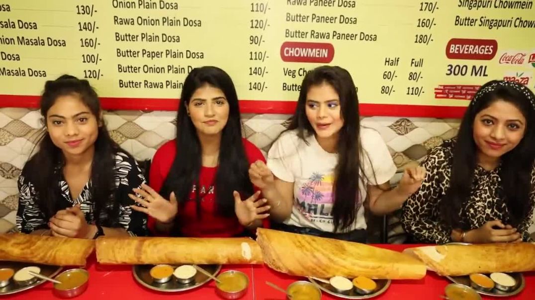 Biggest Dosa Eating Challenge Big Dosa Eating Competition Food Challenge