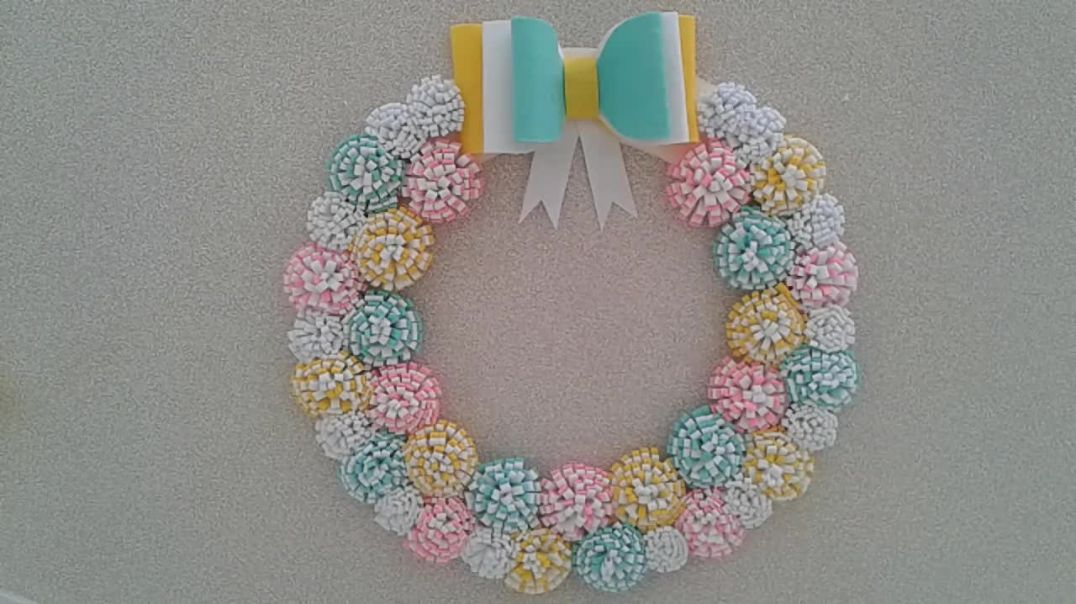 ⁣Keçeden Kapı Süsü Yapımı _ DIY Door Decoration