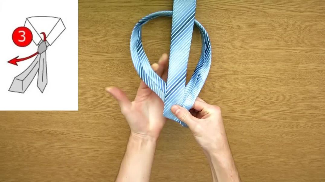 How to tie a tie - American Necktie knot (aka Pratt or Shelby knot)
