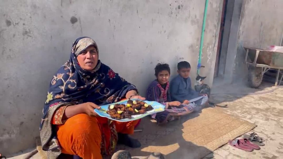 ⁣Orange Fish 🐠 Fry Village Style _ Pakistani Village Food _ Desi Food _ Rabia Ahmad Vlogs