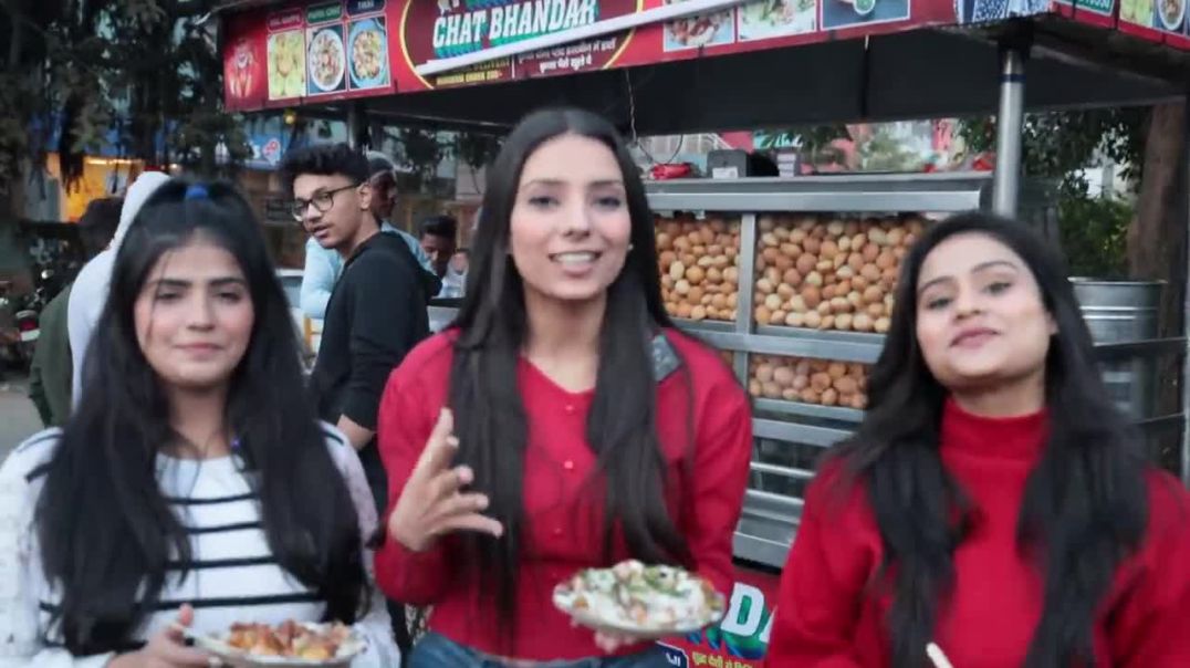 Dahi Golgappa, Aloo Tikki, Bhalle Papdi Eating Challenge Street Food Food Challenge