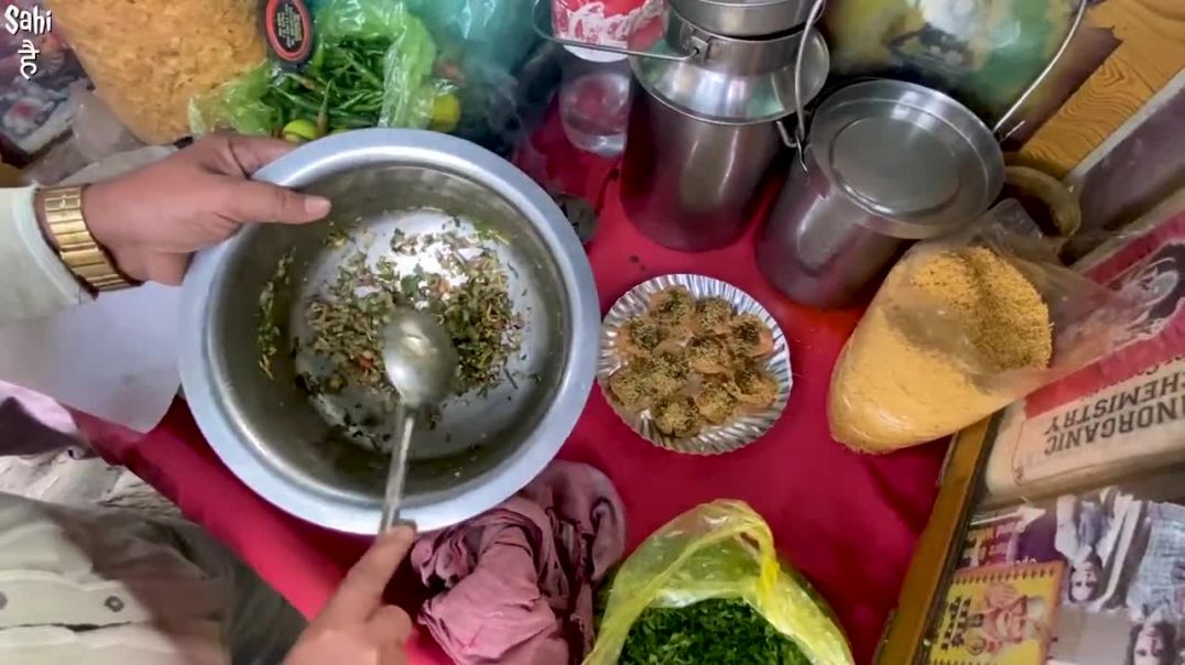 ⁣Bombay BHEL PURI _ Oldest Bhelpuri Shop _ Batata Sev Puri _ Indian Street Food