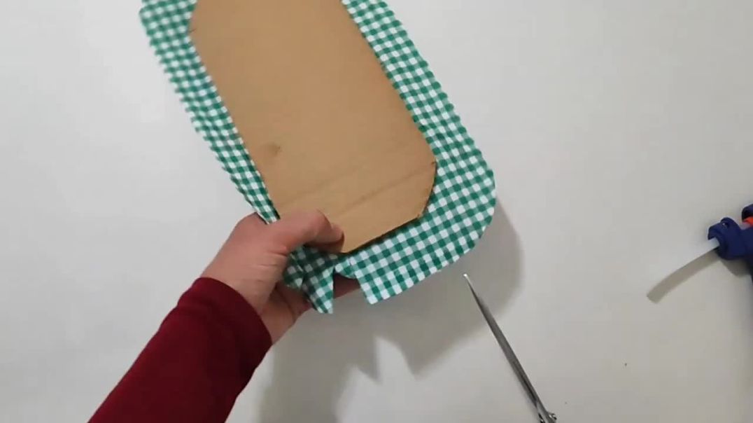 ⁣KARTON KUTU VE MAKROME İP İLE SÜPER BİR SEPET YAPIMI✔️