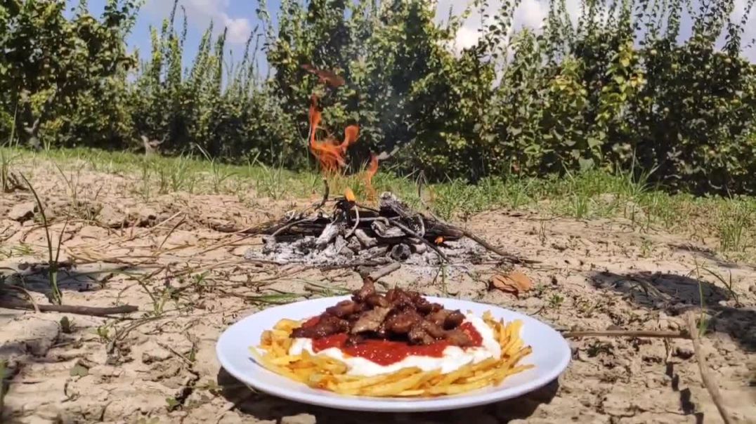 ⁣Doğada Çökertme Kebabı  _ Rahatlatıcı Doğa Sesleri _ Cooking in Nature