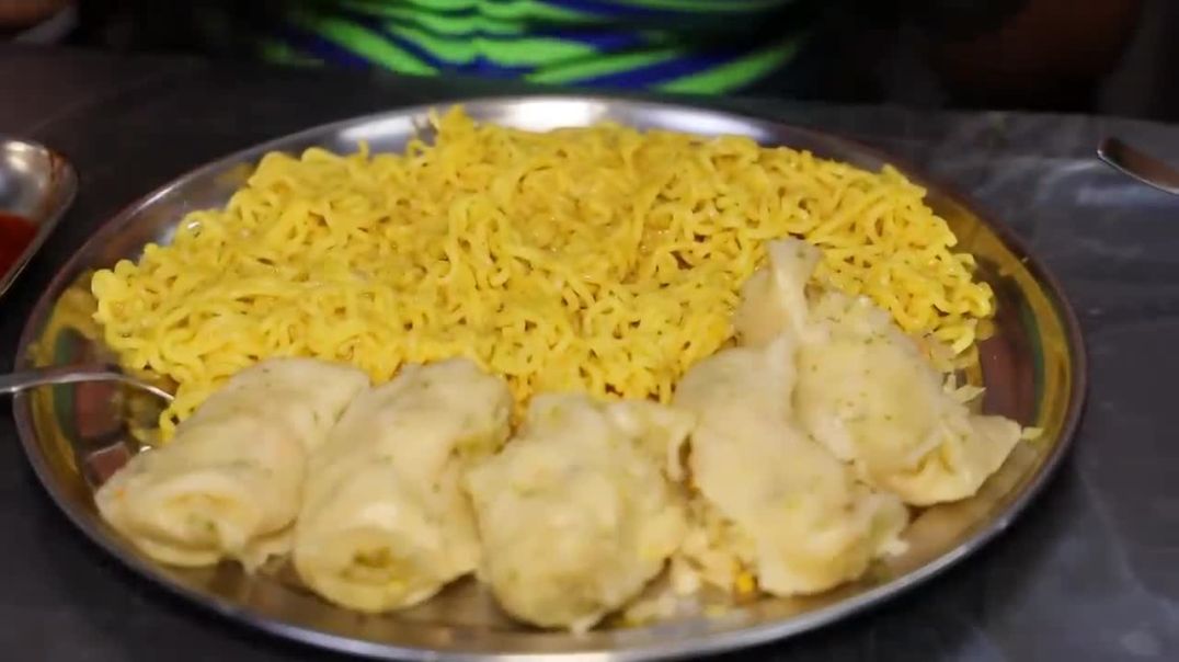 Maggi and Spicy Momos🔥, Vs Maggi and Veg Momos Eating Challenge Maggi Challenge Food Challenge