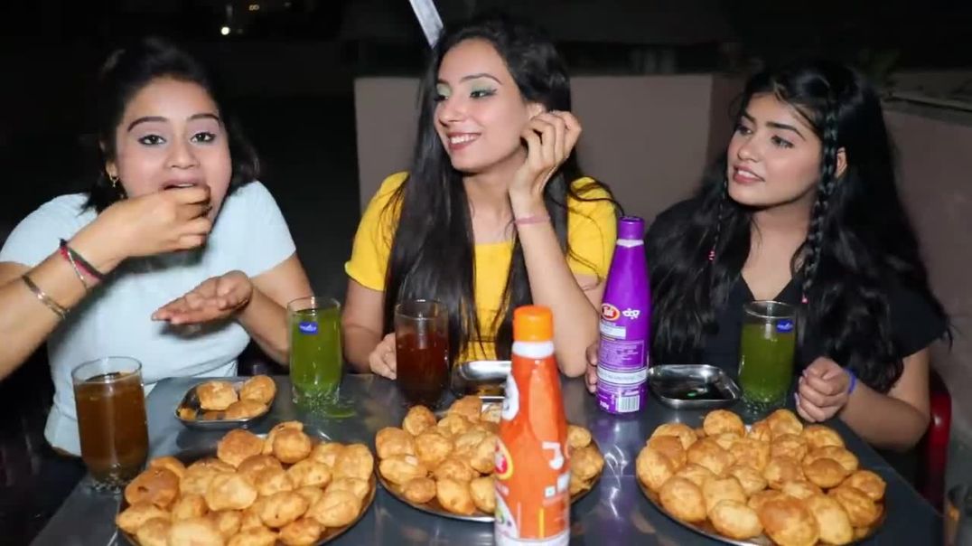 Golgappa Eating Challenge Pani Puri Eating Competition Golgappa Challenge Food Challenge