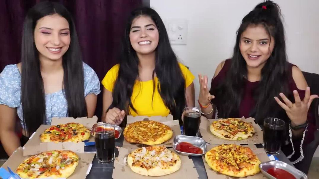 6X Pizza Challenge Farm House Pizza, Onion Pizza, Pasta Pizza, Veg Loaded Pizza, Cheesy Pizza etc
