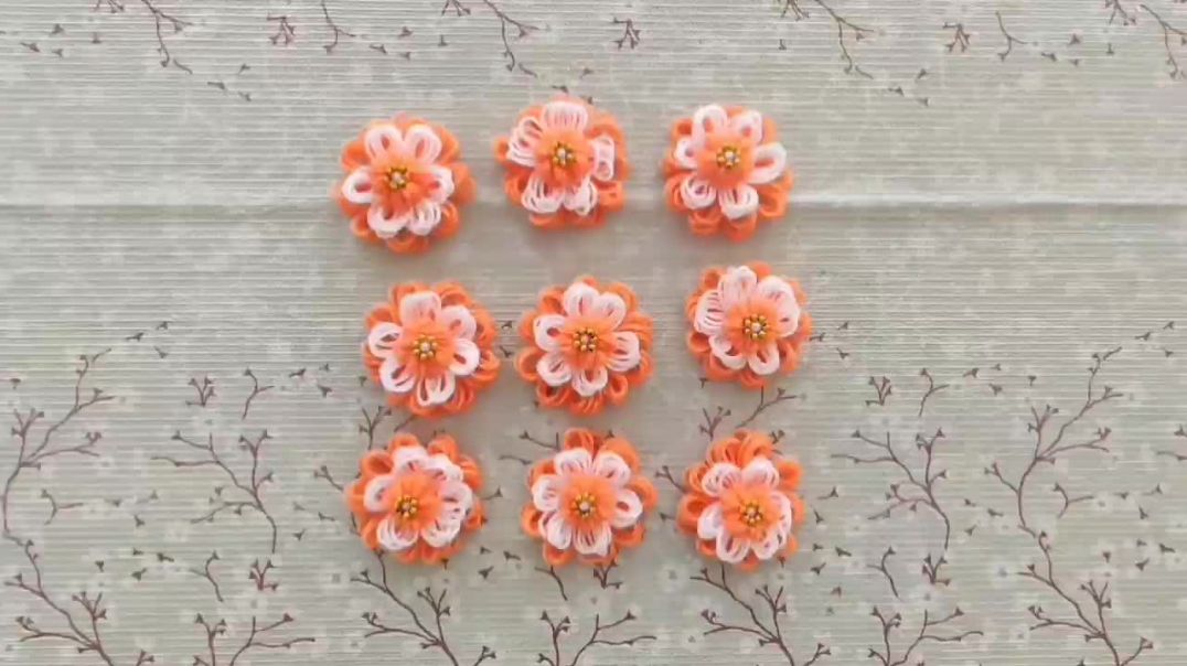 9 FARKLI ÇİÇEK YAPIMI _ 9 EASY FLOWERS MAKİNG