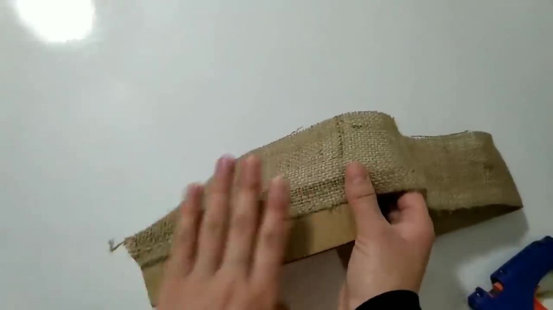 JÜT İP VE KURDELE İLE HARİKA BİR SEPET YAPIMI