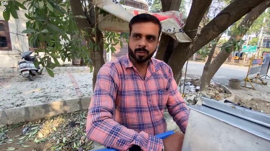 Rs 25 Only _ Bike Wale Oil Free Chole Kulche _ Street Food India