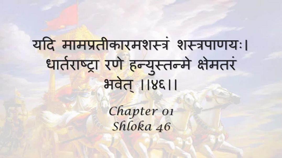 Bhagavad Gita_ Chapter 01 - Shloka 46