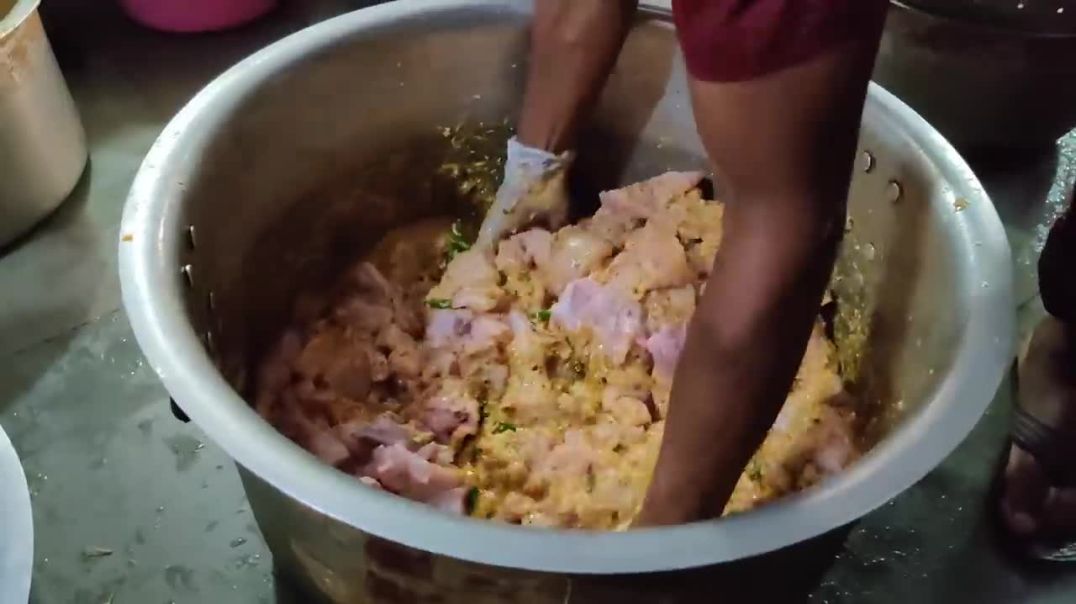 50kg Biryani Making &amp;amp; Serving _ Pressure Cooker Biryani _ Indian Food Recipe