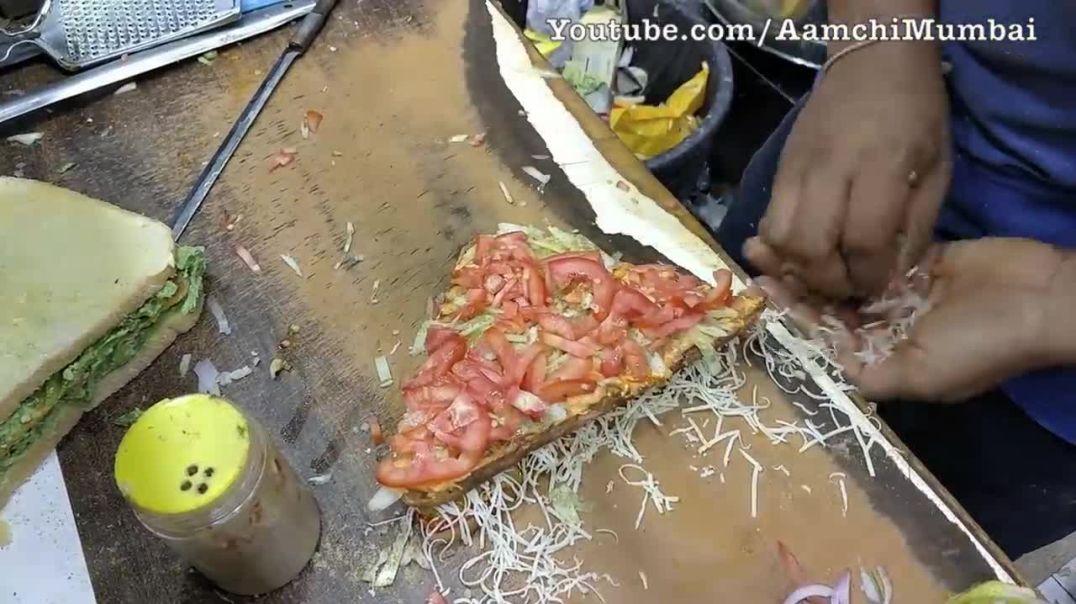 CHEESIEST SANDWICH in the World _ CHEESE CHILLI Grill Sandwich _ Indian Street Food