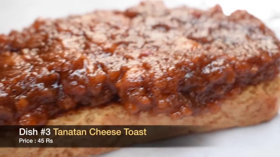 BHAJI CONE _ INCREDIBLE Indian Street Food _ Tanatan Cheesy Toast