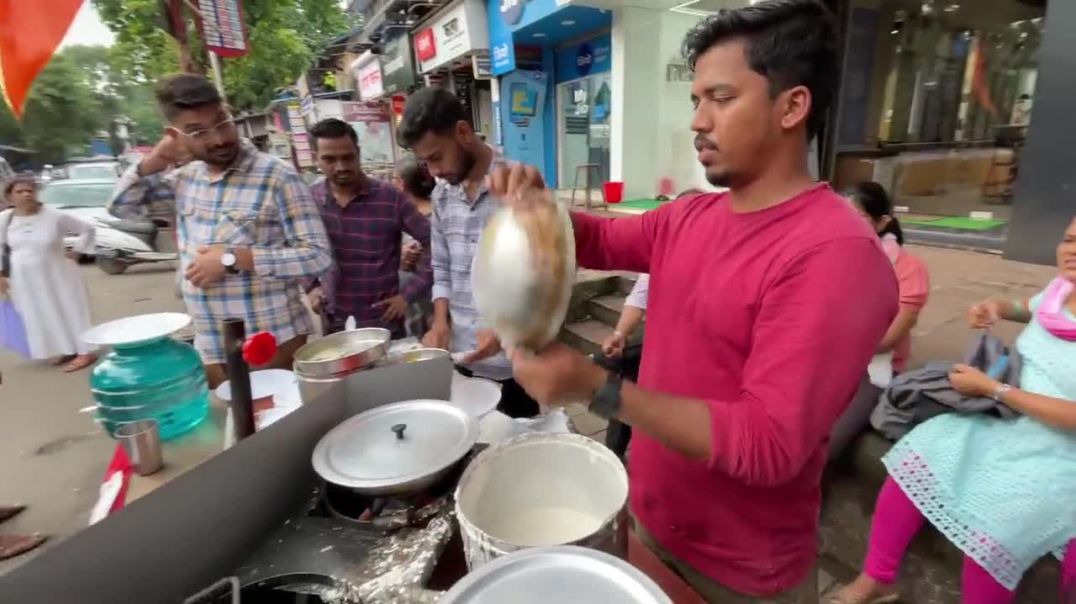 Art of Making of South Indian Appam _ First time in Mumbai _ Indian Street Food