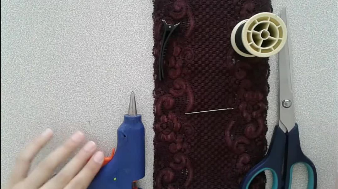 Dantelden Kurdela Toka Yapımı! _ KENDİN YAP _ DIY Ribbon Making