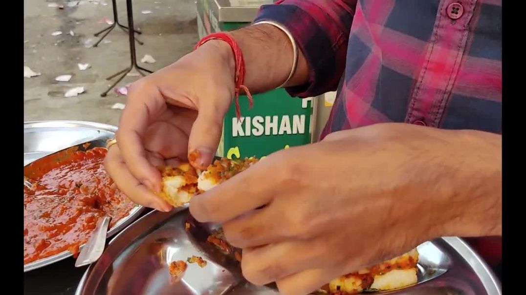 Pandit ji की PAV BHAJI _ Bombay Maska PAV _ Street Food India _ Ludhiana Street Food