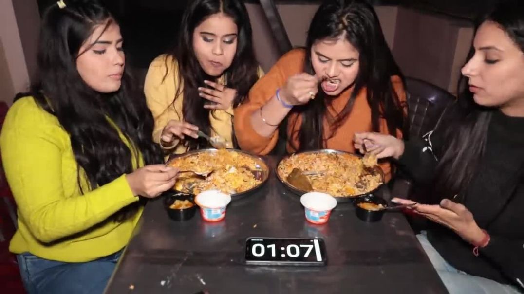 HANDI BIRYANI Eating Challenge Veg Dum Handi Biryani Paneer Dum Handi Biryani Eating Challenge