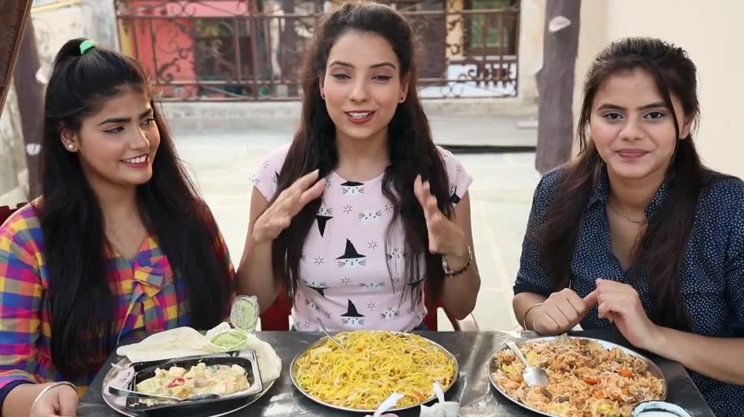 Chow Mein, Biryani And Paneer Tikka Eating Challenge Eating Competition Food Challenge