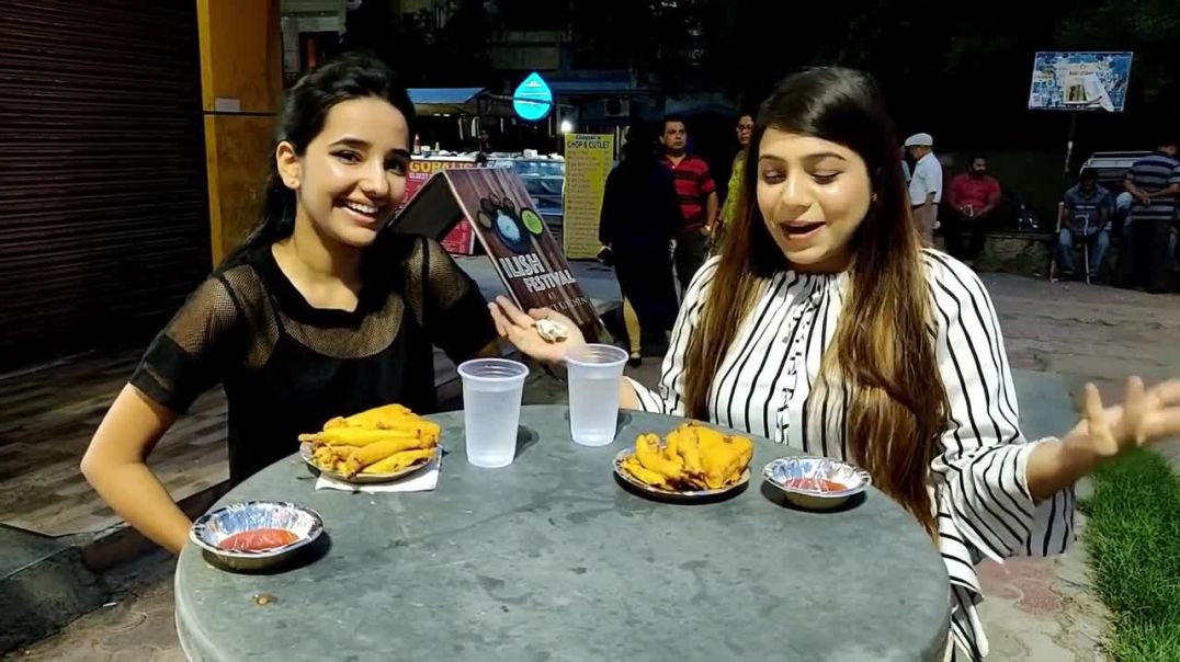 CHILLI PAKORA AND BREAD PAKORA EATING CHALLENGE EATING SHOW