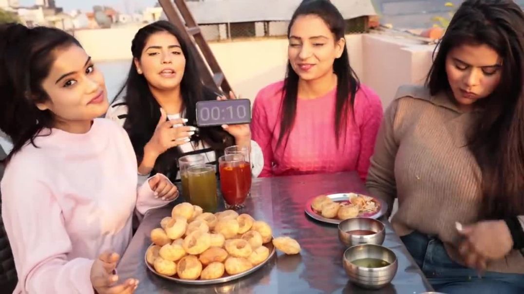 10 Seconds GOLGAPPA CHALLENGE Pani Puri ( Golgappa ) Finished in 10 seconds Golgappa Challenge