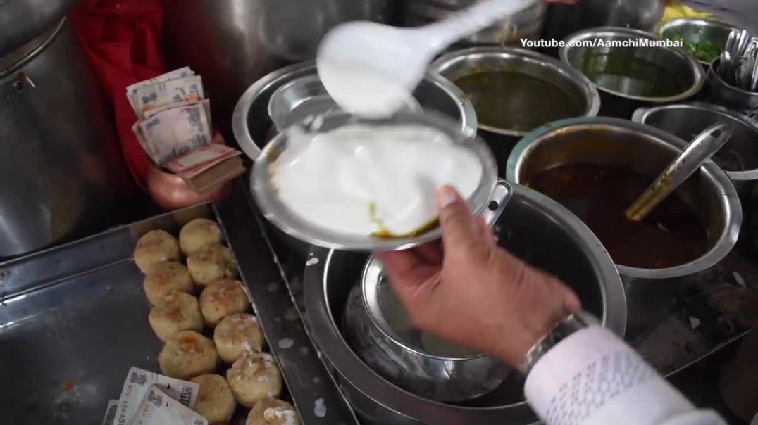 BIG RAGDA PATTICE _ Best Roadside Chaat _ Indian Street Food