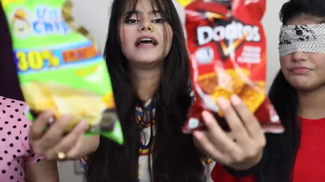 ⁣Guess the Chips Challenge Lays, Uncle Chips, Doritis Guess the Chips Competition Food Challenge